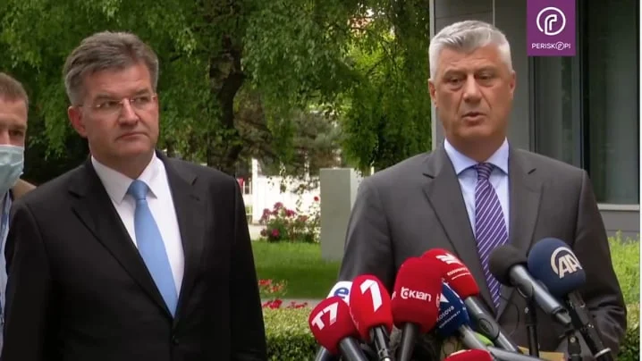 Thaci fordert Lajcak konkrete Maßnahmen zur Abschaffung von Visa