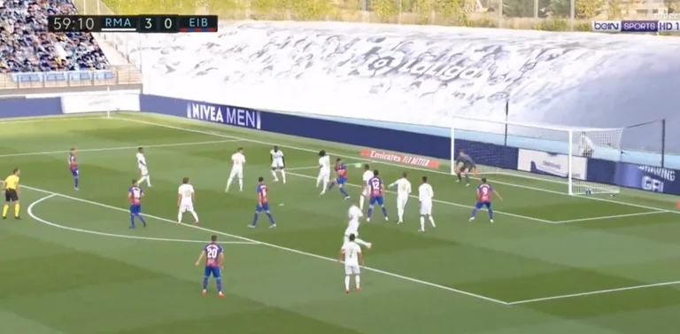 Eibari si sente vivo, segna il primo gol contro il Real Madrid