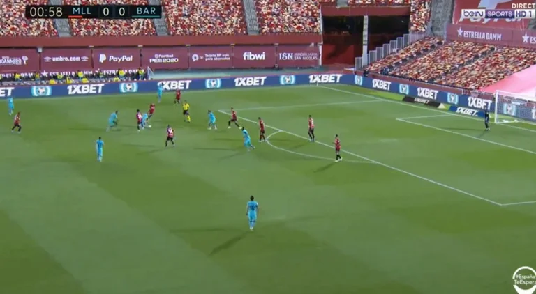 Barcelona verschwendet keine Zeit, es punktet in einer Minute gegen Mallorca