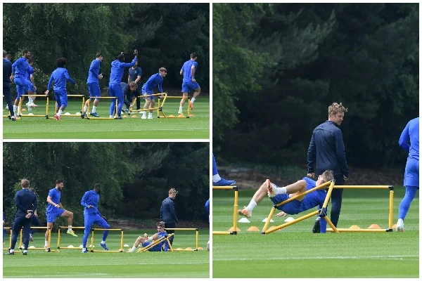 Chelsea's official account ridicules what happened in the exercise today to the team's 19-year talent