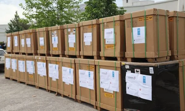20 mobile ventilators bought with funds from Norway, Switzerland, and Luxembourg surrender to CKUKA