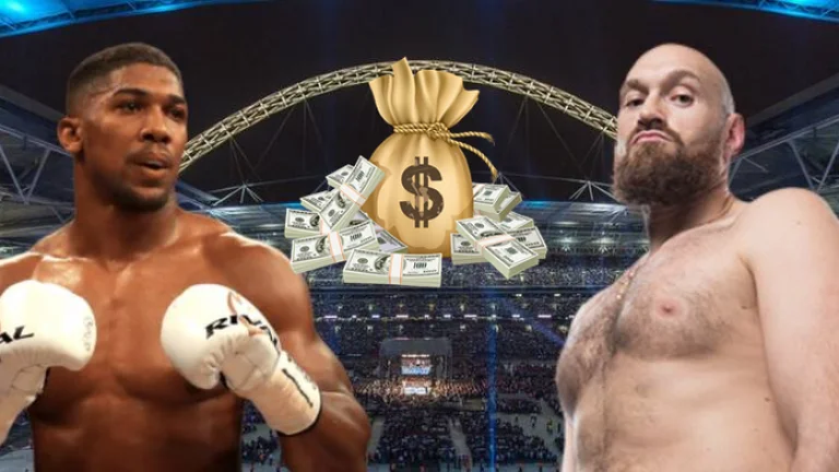 The amount Anthony Joshua and Tyson Fury can acquire from the double confrontation detected