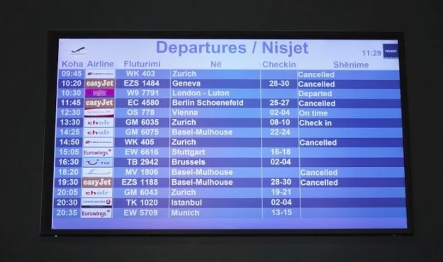 All advance ANP flights canceled