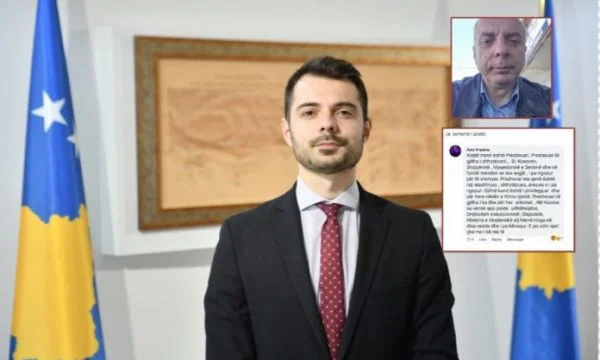 El oficial de policía que ha sido suspendido por insultos contra los responsables es el padre de la ex portavoz del gobierno Kurti