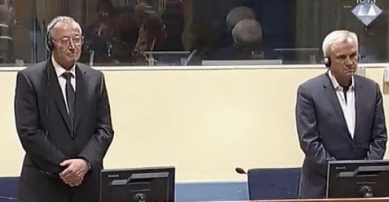 Gesetz gegen Mladic Kriminelle, Stanisic und Simatovic, Anfang 2021