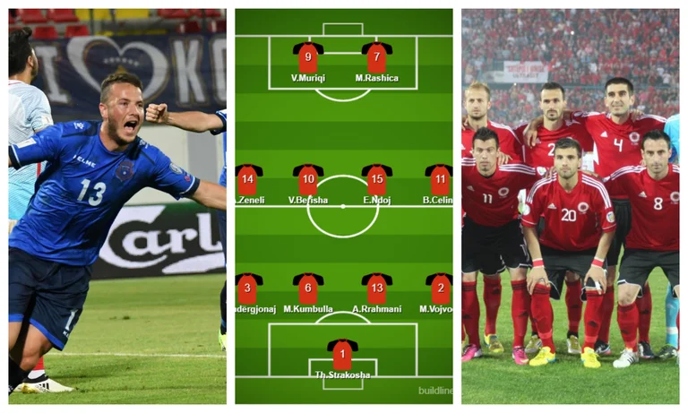 8 Kosovars, 3 Albanais : C'est la meilleure formation de joueurs albanais (Photo)