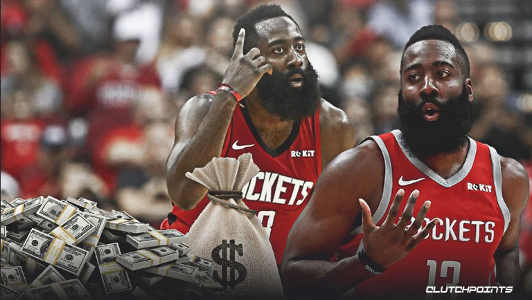 Stick club tient sur le mur l'éventail de James Harden après avoir passé 1 million sur une nuit de stripteaseuse