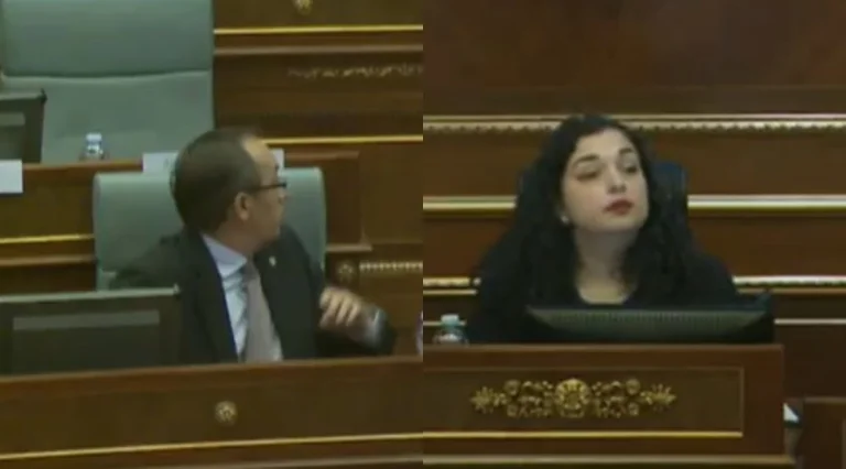 Vjosa Osmani nuk ia jep fjalën kryeministrit Avdullah Hoti