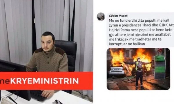 Kërcënoi me djegien e Presidencës dhe Kushtetueses, ftohet për intervistë nga policia militanti i VV-së