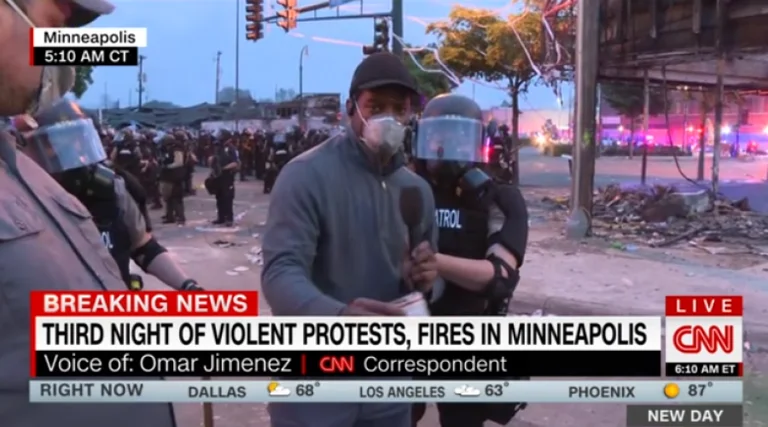 Një gazetar i CNN-it arrestohet gjatë raportimit live