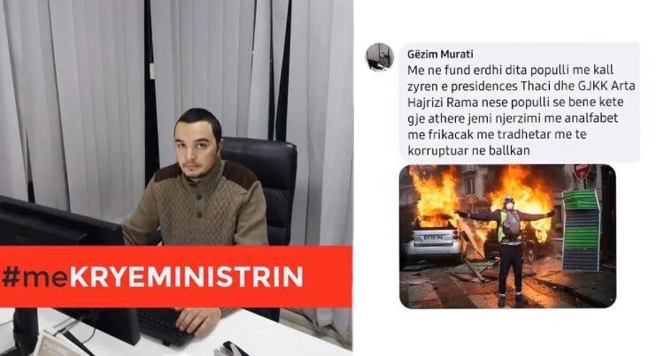 Aktivisti i Vetëvendosjes kërcënon me kallje zyren e presidentit dhe Gjykatës Kushtetuese