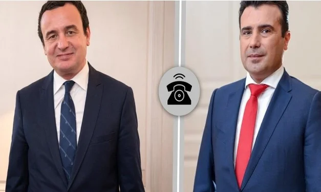 Kurti has phone conversations with Zaev