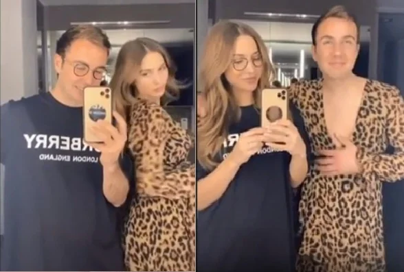 Dopo aver messo il vestito della mia ragazza Gotze, indosso i fan sui social network.