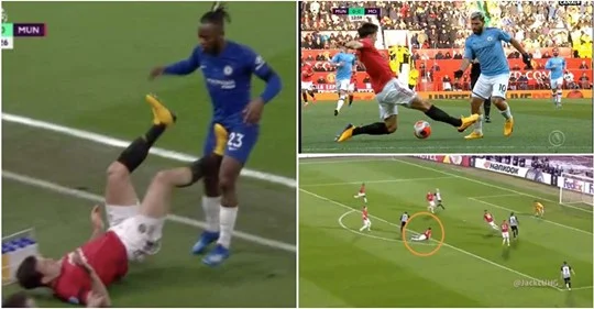 Das grausame Video von Manchester Uniteds Fans von Magire ist viral geworden.