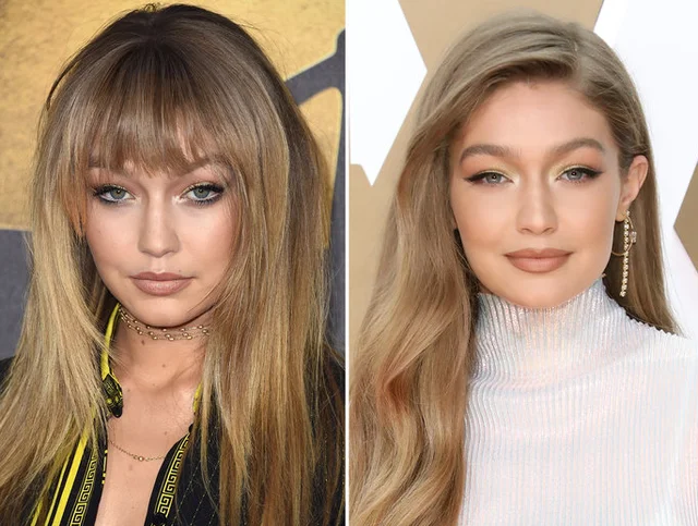 10 VIPs that look totally different with no bangs.