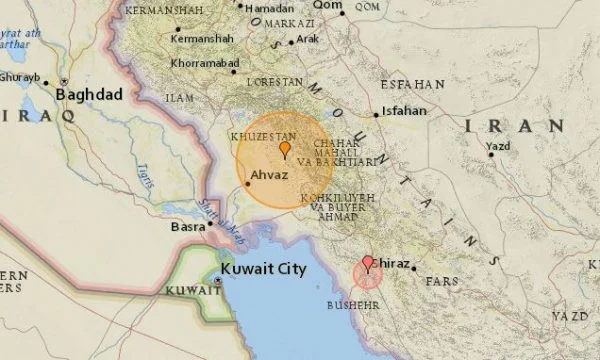 Iran hit von 5.1 größe Erdbeben