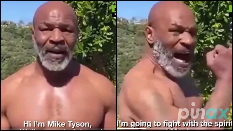 The brutal video from Tyson's training goes viral. He's expected to return to the charity ring.