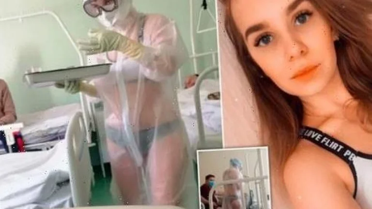 Russian nurse worked in hospital, offered her work as a model