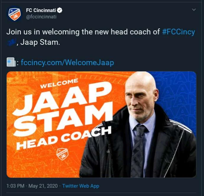 American Football Clubs wissen nicht einmal gut Fußball: Willkommen Jaap Stam mit jemand anderes Bild