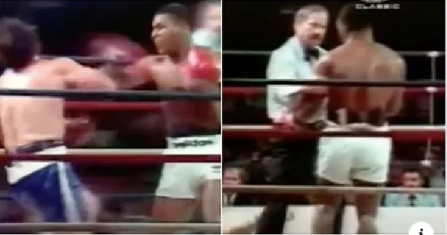 The most brutal and contradictory knockout in Tyson's career struck the opponent after he fell