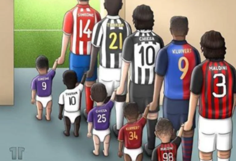 Estas son las estrellas que heredaron el fútbol de sus hijos.