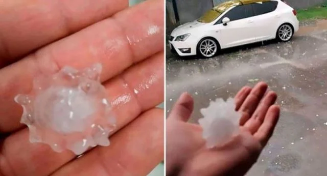 Coronervirus Hagel wird in Mexiko terrorisiert