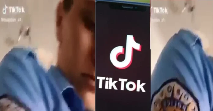 Suspendu de la police du Kosovo : Il faisait des gestes stupides sur TikTok