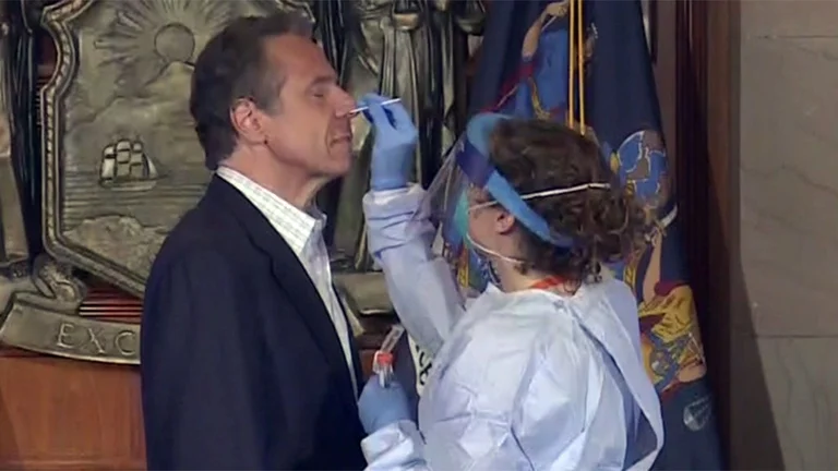 The Governor of New York demonstrates how easily the Corleone test is performed