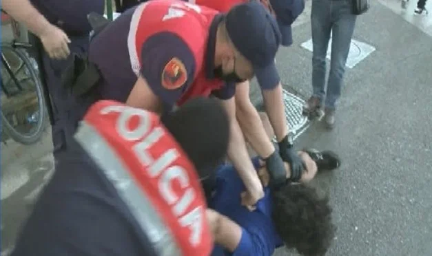 Protests between protesters with police forces in Tirana again