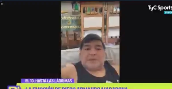 Maradona cannot hold back, tearfully appeals to help children in need