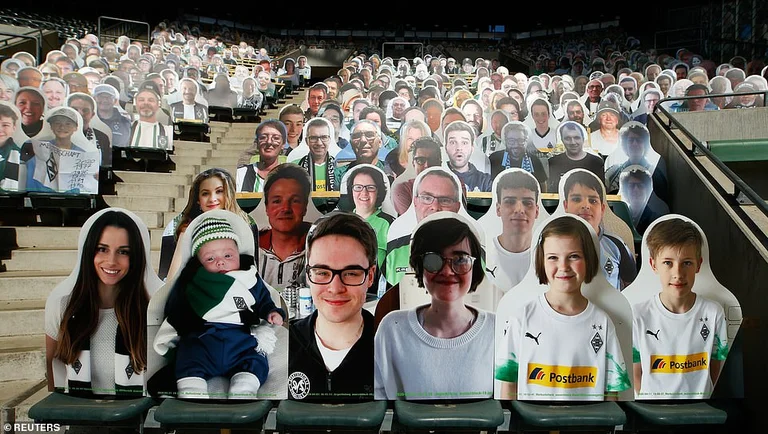 The German club refuses to play without fans, comes with brilliant ideas, here's how it's replacing fans.