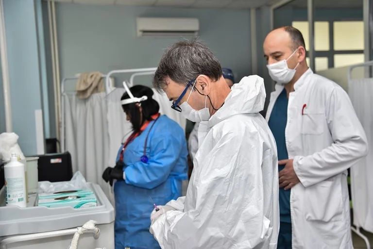 QKUK Notfallklinik in 4 Tagen hat die Behandlung von über 600 Fällen angenommen
