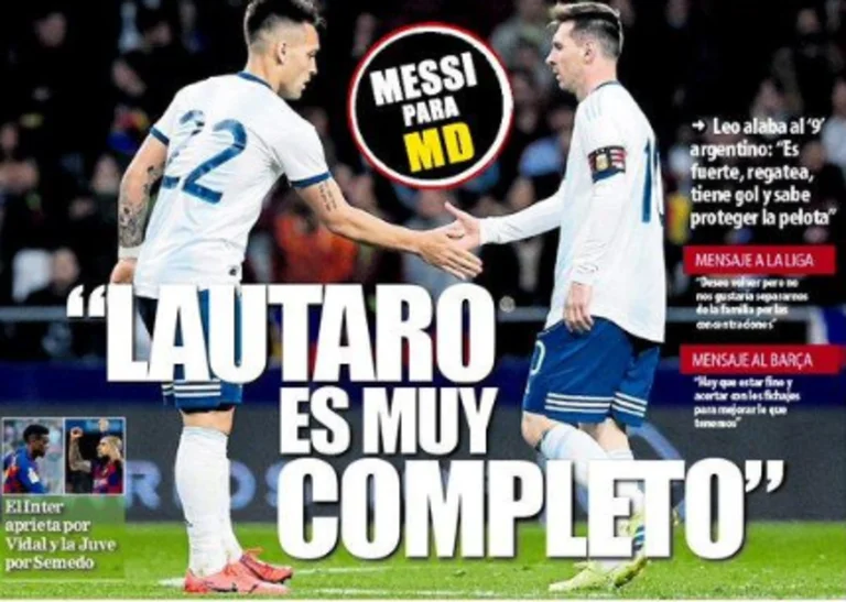 Barcelona begins to tempt Lautaron using the Mess: He impresss me