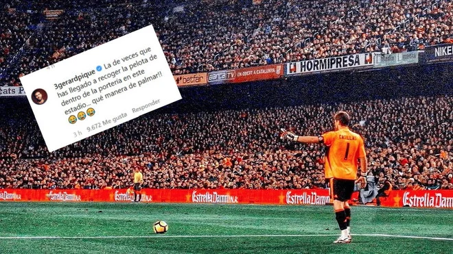 Casillas publie des photos dans “Camp Nou”, le commentaire provocateur de Pique devient viral