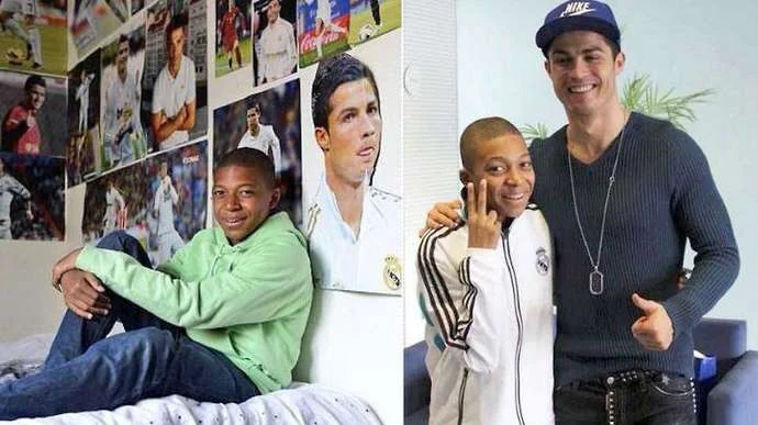 Ronaldo idole de Mbppe, ils célèbrent les mêmes buts: Après chaque célébration des buts de Mbarppe, Ronaldo se cache