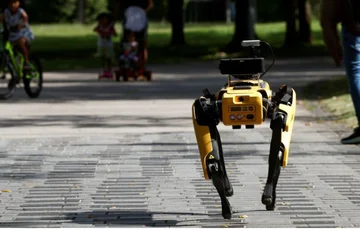 Singapur disloca al robot futurista que mantendrá su distancia en los parques