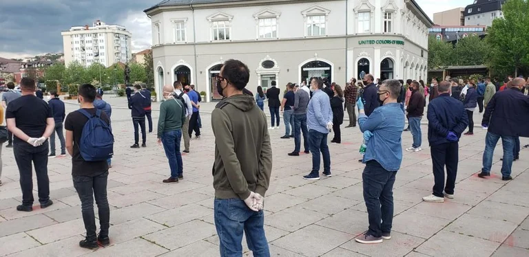The evidence is: Police continue to remain silent on question, whose response, everyone in Kosovo wants to know