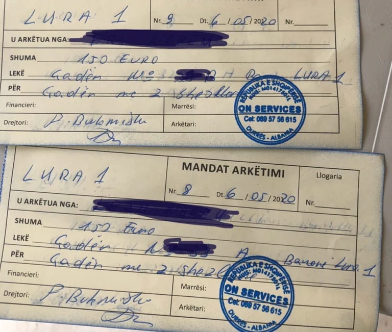 150 euros dans le prix de la tente à Lalz Bay, factures avec la somme stupéfiante
