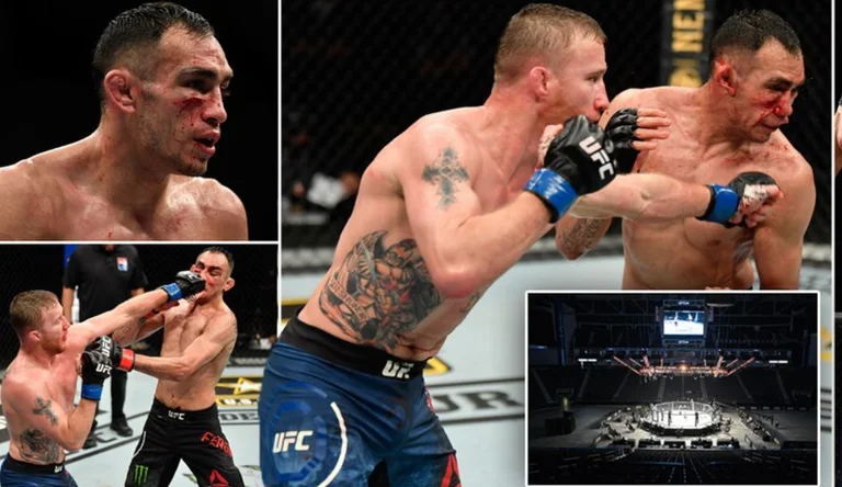 Tony Ferguson ha subito una perdita a Gaetje, è stato portato in ospedale con gravi lesioni sulla sua faccia