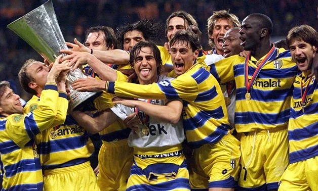 Questo è Parma, che durante i 92 '99 ' ha sequestrato 8 trofei, attraversando il Juventu e l'Inter