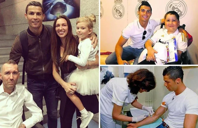 Cristiano Ronaldo, uno dei calciatori più generosi, è stato quello che ha donato per combattere la pandemia coronarica