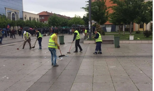 Proteste in Pristina von morgen um 11:00