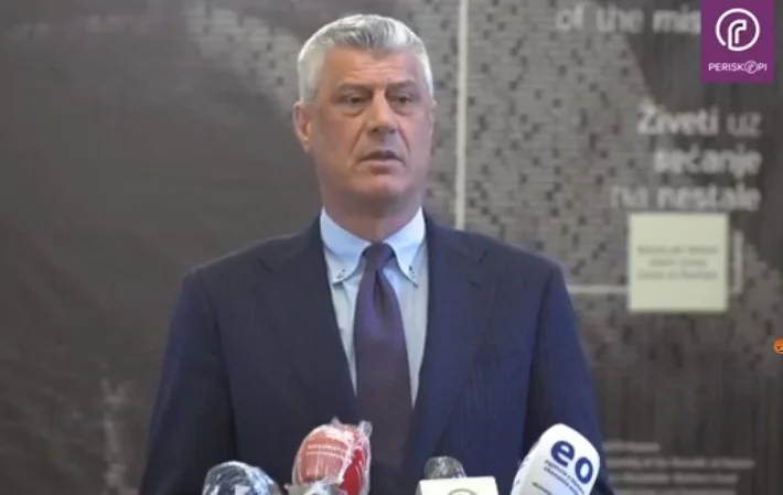 Präsident Thaci's Media Conference Canceled