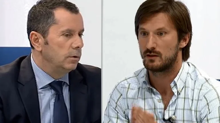 Tome Gashi und Vertreter von PSD lag hinter der Debatte im RTK Studio