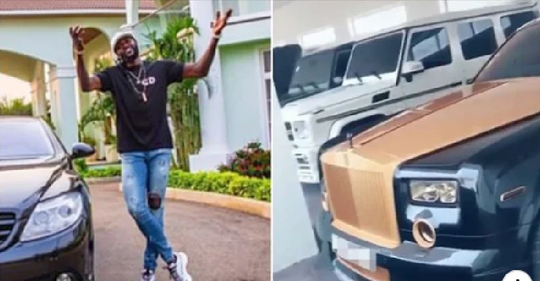Adebayor shows super luxurious cars after refusing to donate to the Coronavirus