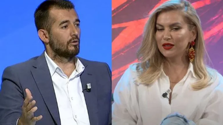 Collision télévisée entre Labinot Tahiri et Leonora Jakupi