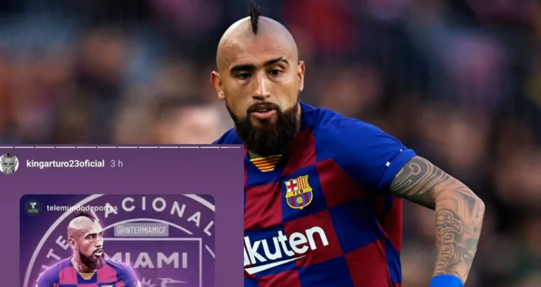 Vidal sagt dem neuen Club nach dem Post: Sie löschen es aber es ist nicht schnell genug
