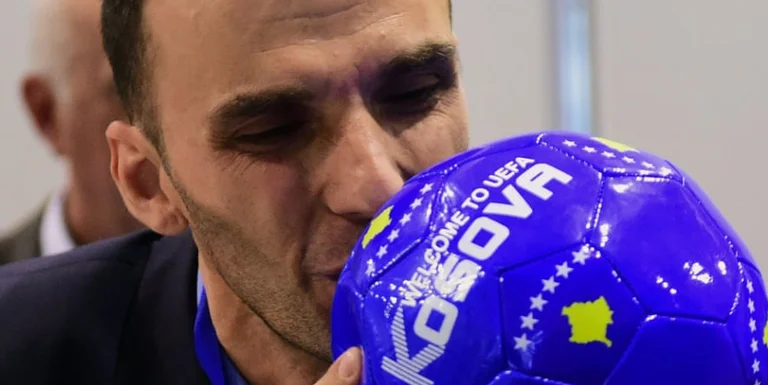 It was the prize of Kosovo's famous ball that received world media attention