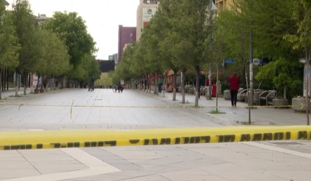 Pristina am ersten Tag nach der Quarantäneentfernung