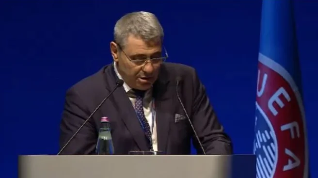 This was Vokrri's thrilling speech to members of U. EFA at the moment of accession